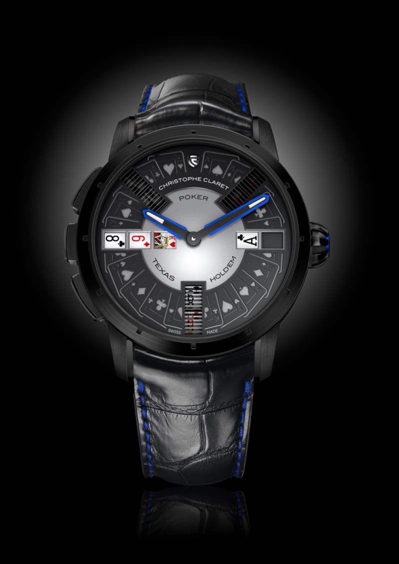 Christophe Claret豪華手腕游戲撲克手表-復刻表