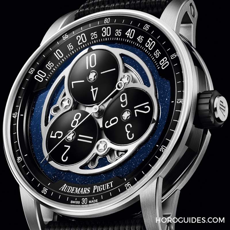 猶如一道優(yōu)美謎題的古老顯時(shí)機(jī)制｜愛彼CODE 11.59系列星輪腕表，再現(xiàn)「時(shí)間漫游」功能-復(fù)刻表