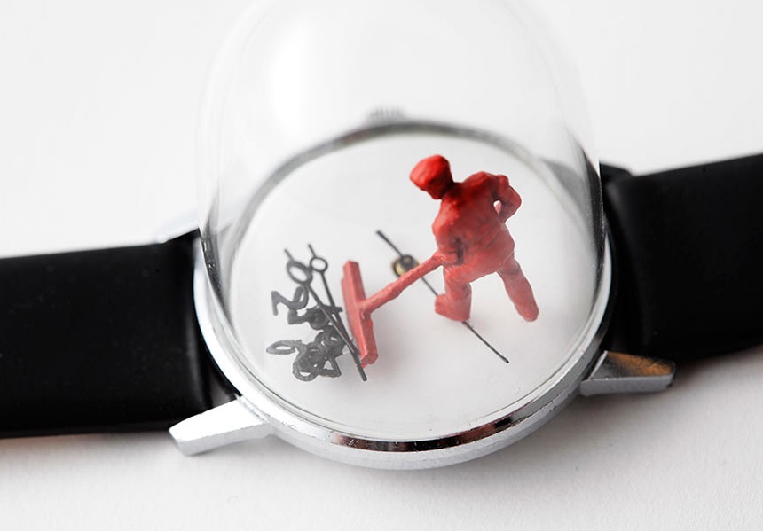 多米尼克·威爾科克斯(Dominic Wilcox)的怪異手表藝術-復刻表