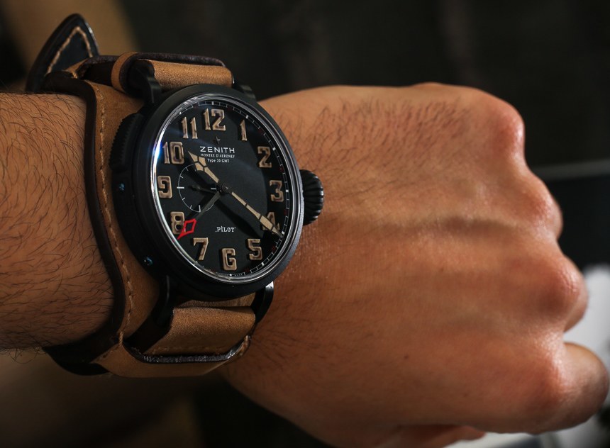 真力時(shí)Pilot Montre d'Aeronef Type 20 GMT 1903手表上手-復(fù)刻表