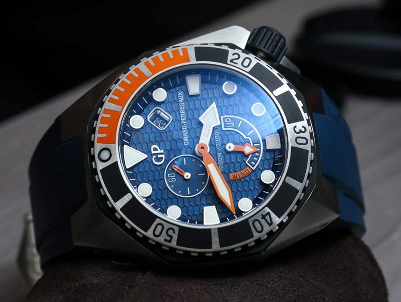 芝柏Sea Hawk藍色腕表上手-復刻表