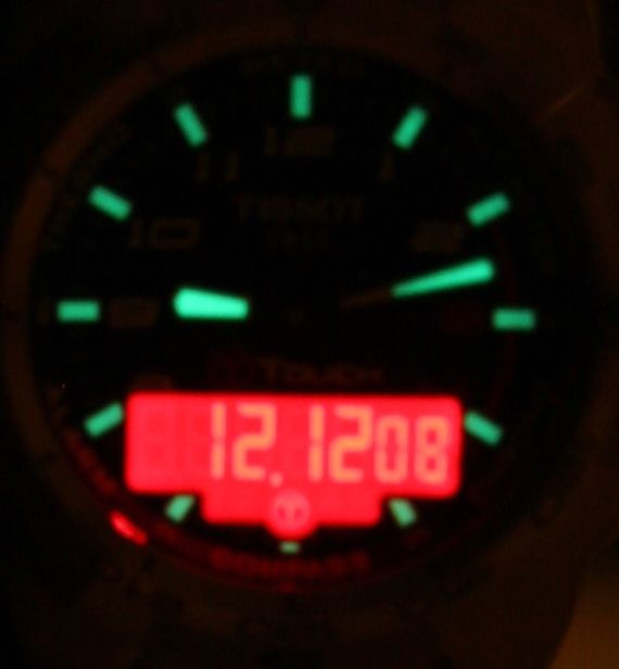 Tissot T-Touch Expert Lume and Backlight 天梭T-Touch專家腕表評測:石英之王-復刻表