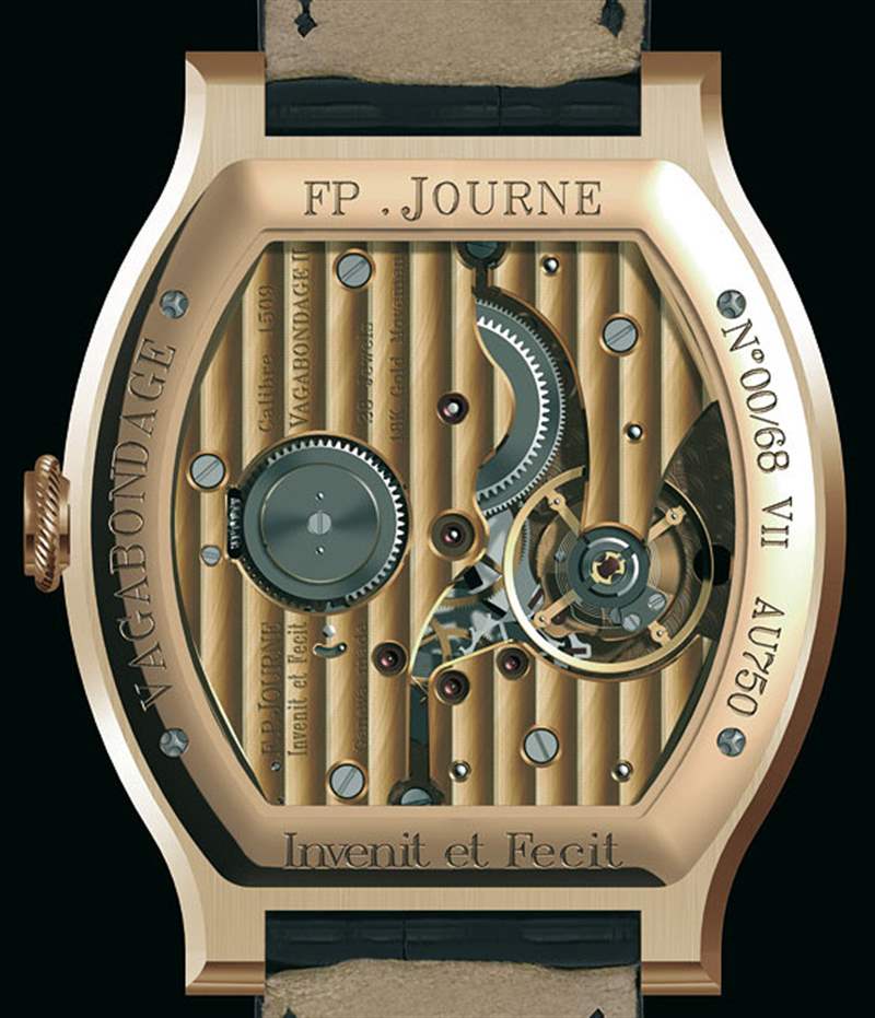 FP Journe Vagabondage II watch back F.P. Journe Vagabondage II腕表-復刻表