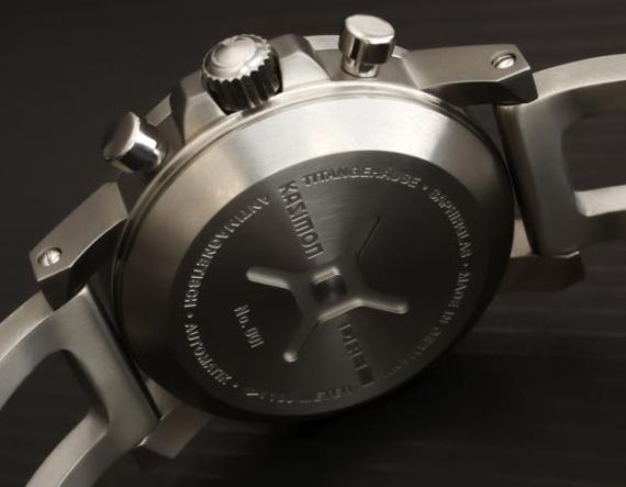 Kazimon Drei 6 卡茲蒙德雷Kazimon?Drei計(jì)時(shí)鈦金屬腕表-復(fù)刻表