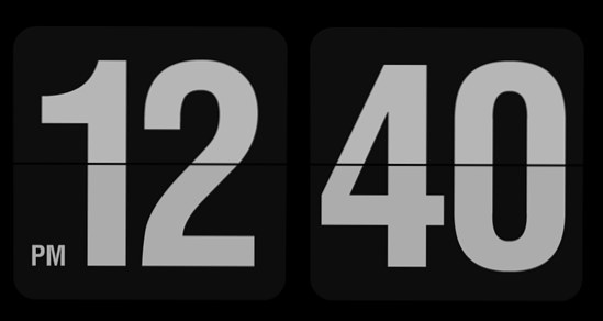 翻轉數字時鐘 時間的話題是如何改變的-復刻表