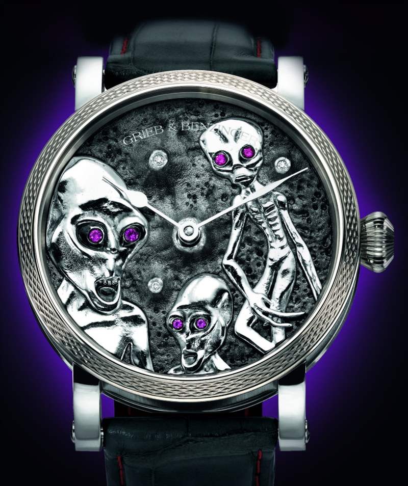 孩子與外星人一起獲得Grieb & Benzinger Area 51豪華手表-復(fù)刻表