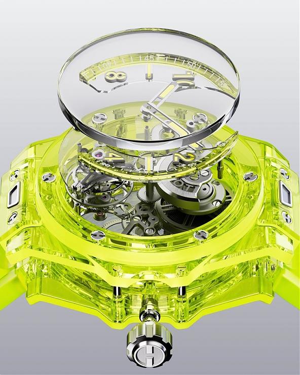 HUBLOT - HUBLOT藍(lán)寶石不只晶透亮還有螢光黃SAXEM滿滿科技含量