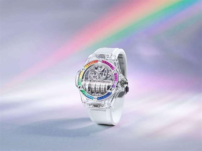 HUBLOT - HUBLOT藍(lán)寶石不只晶透亮還有螢光黃SAXEM滿滿科技含量