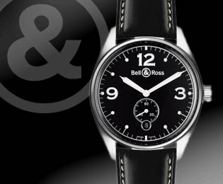 Bell & Ross Vintage 123 watch Bell & Ross 2010年復古原裝和軍官手表-復刻表