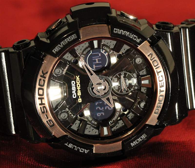 卡西歐 G-Shock GA200RG watch-10 卡西歐G-Shock GA200RG手表評測-復刻表