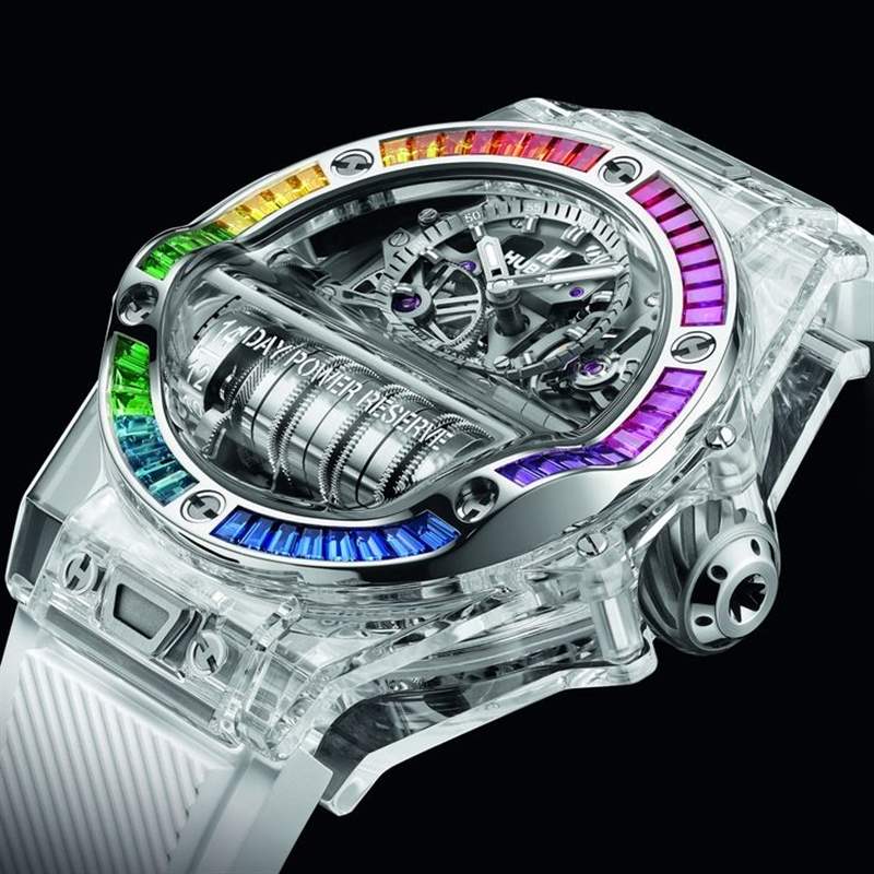 HUBLOT - HUBLOT藍(lán)寶石不只晶透亮還有螢光黃SAXEM滿滿科技含量