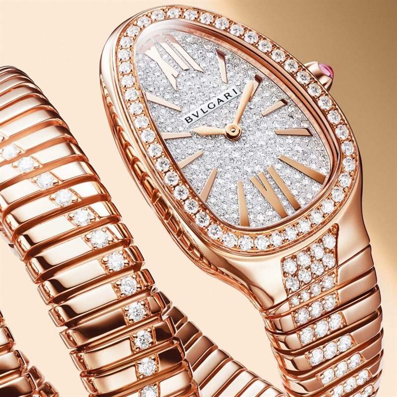 BVLGARI Serpenti Tubogas Infinity 寶格麗Serpenti Tubogas Infinity呈現出活靈活現的靈蛇曲線-復刻表