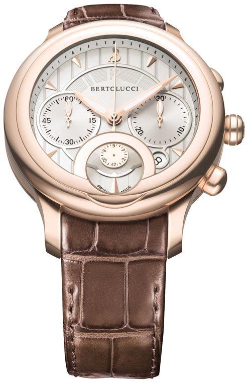 BERTOLUCCI - GIRO CHRONOGRAPH AUTOMATIC GOLD 貝托魯奇環形計時怪異尖叫臉表盤腕表-復刻表