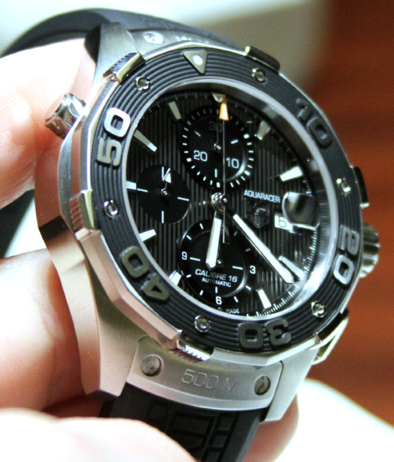 Tag Heuer Aquaracer 500 Chronograph 2 泰格豪雅Aquaracer 500M自動計時腕表-復刻表