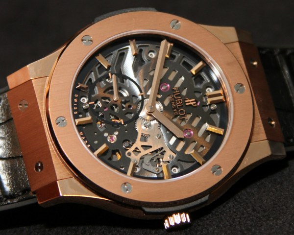 宇舶Classic Fusion超薄鏤空腕表上手-復(fù)刻表