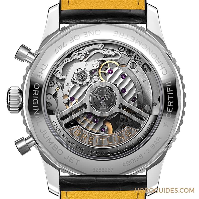 頌揚原始巨無霸噴射機,BREITLING Navitimer B01「波音747限量版」-復刻表