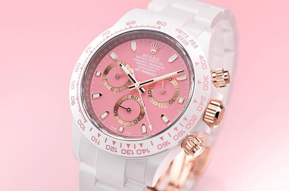 春天氣息濃烈的“櫻花”主題白陶瓷Daytona-復(fù)刻表