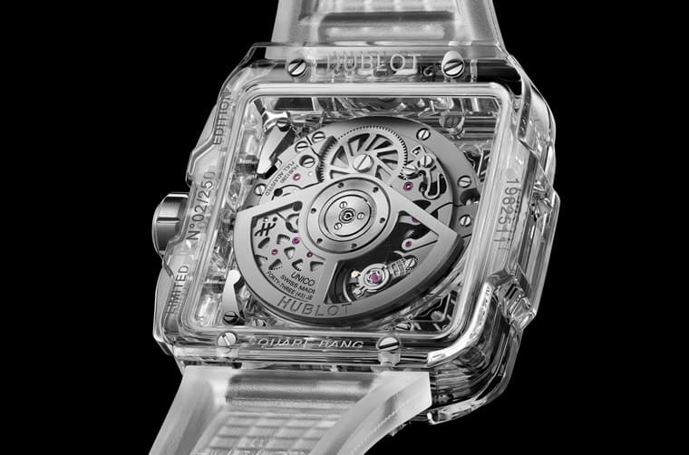 宇舶Square Bang計時表搭配藍寶石或陶瓷材質突顯獨特方形美學-復刻表