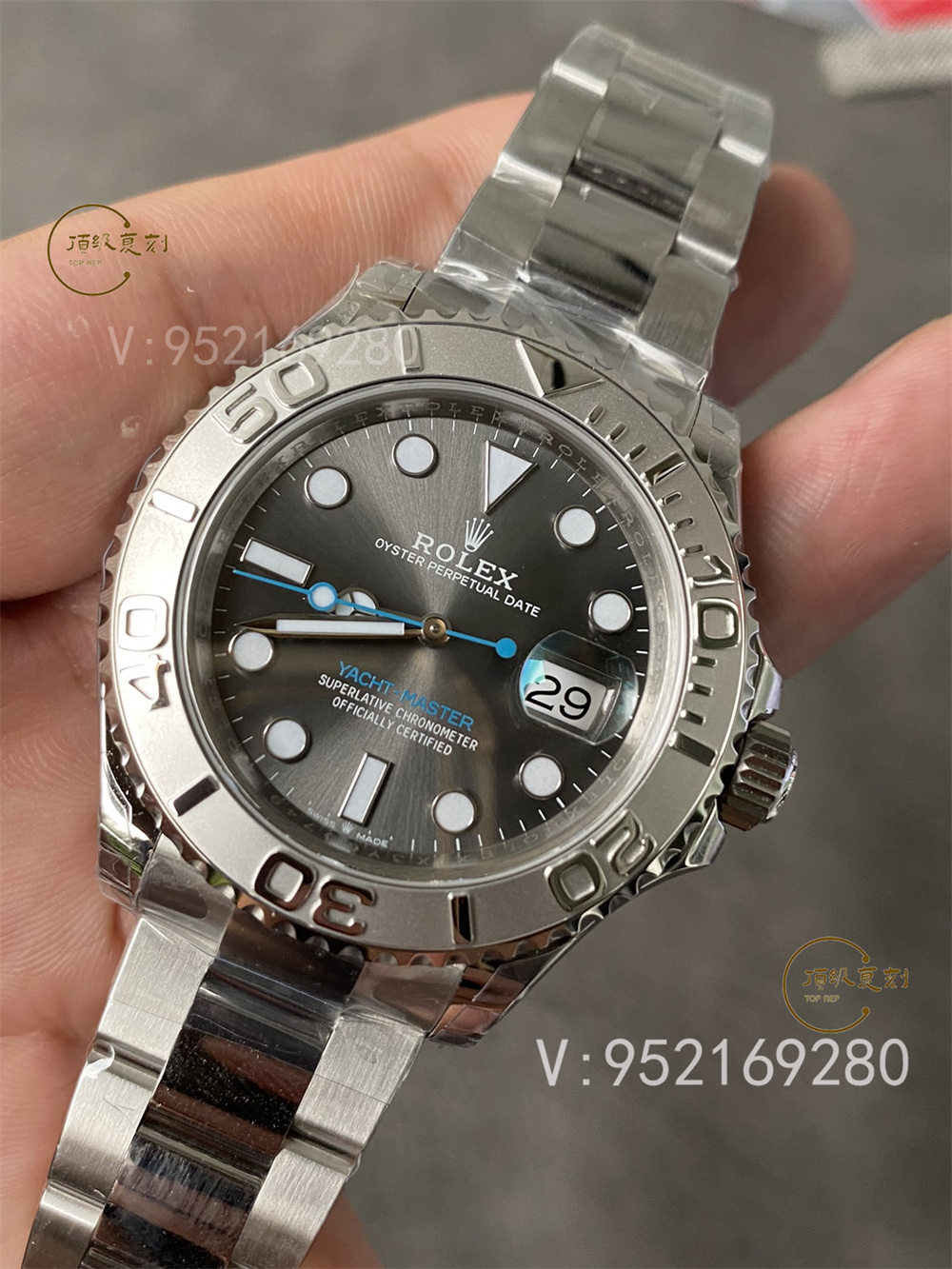 VS廠勞力士藍(lán)/灰游艇3235機(jī)芯和C廠游艇上海機(jī)芯怎么區(qū)分-復(fù)刻表