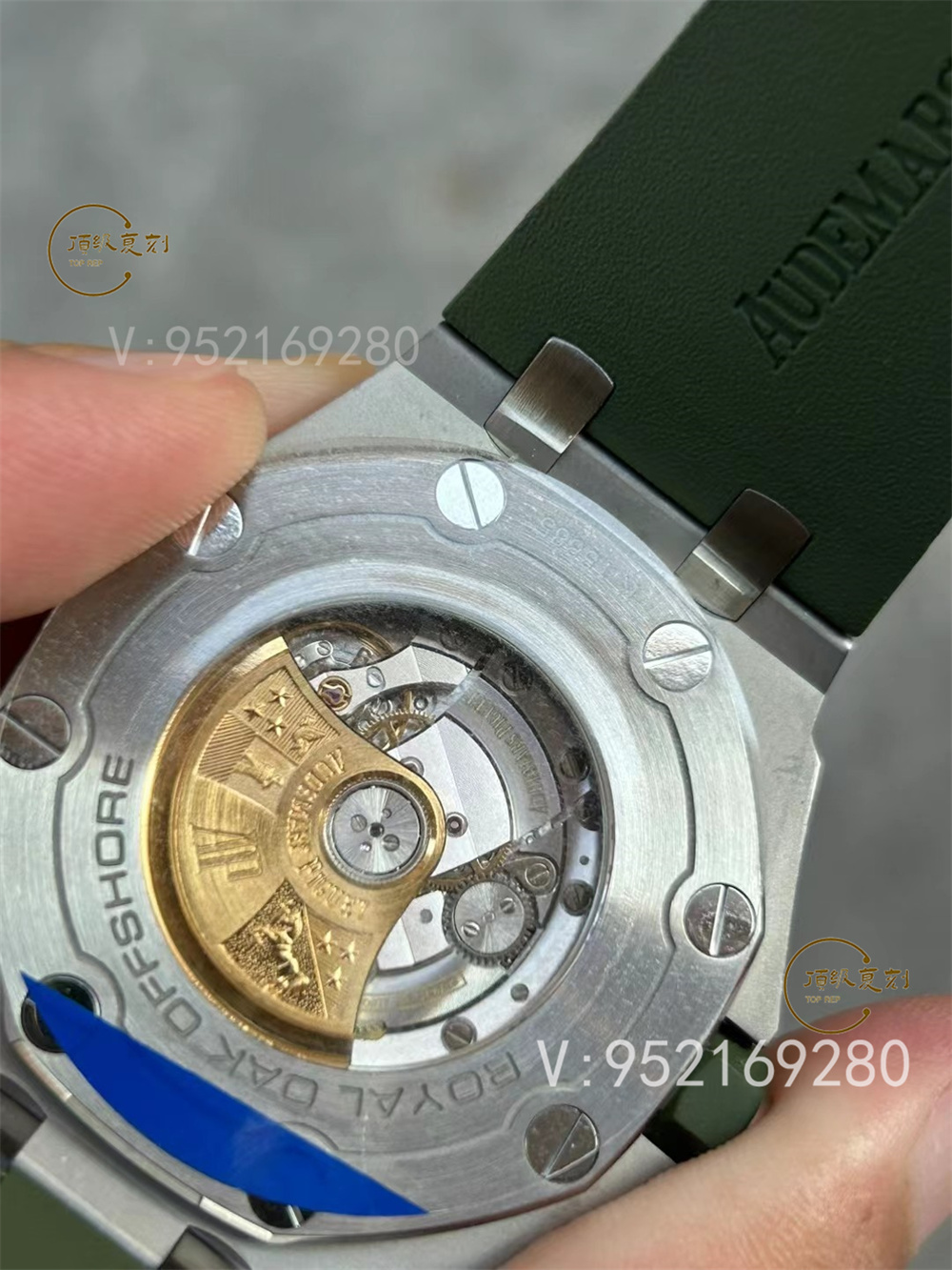 APS廠愛彼AP15710新配色綠/白盤一體機做工怎么樣-復刻表