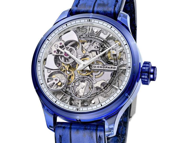 Chopard推出L.U.C Full Strike Blue Sapphire藍色藍寶石表殼三問腕表-復刻表