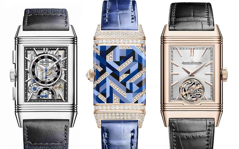 積家新品亮點(diǎn)：Reverso Tribute計(jì)時(shí)碼表，Reverso One琺瑯鑲鉆女士腕表-復(fù)刻表