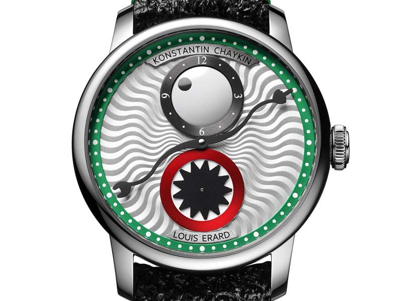 Louis Erard x Konstantin Chaykin合作推出Le Régulateur Time-Eater整時器布局腕表:獨眼怪獸-復刻表