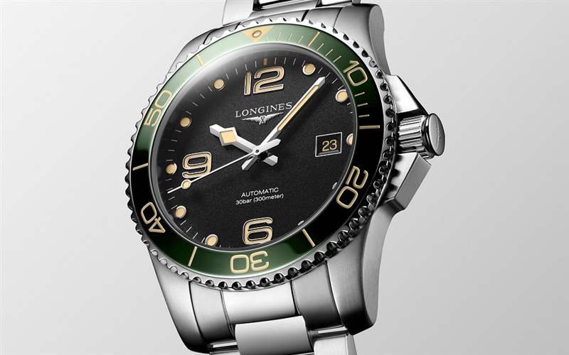 『新表』浪琴推出HydroConquest 41mm潛水腕表新作:綠色表圈+黑色表盤-復刻表