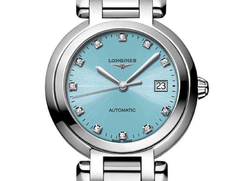 『新表』浪琴推出PrimaLuna女士腕表新作:冰藍與櫻粉-復刻表