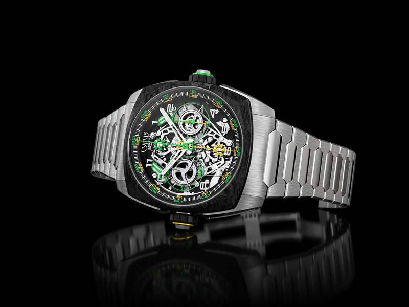 圖片來源:CYRUS 瑞士表廠CYRUS特立獨(dú)行新作大玩復(fù)雜功能可同步測量兩個時段-復(fù)刻表