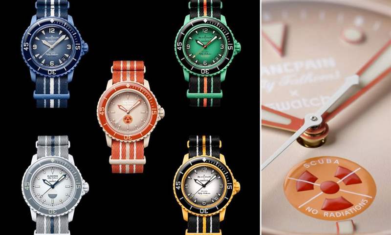 SWATCH - BLANCPAIN x SWATCH五款聯(lián)名表公開，這兩支最應(yīng)該買！