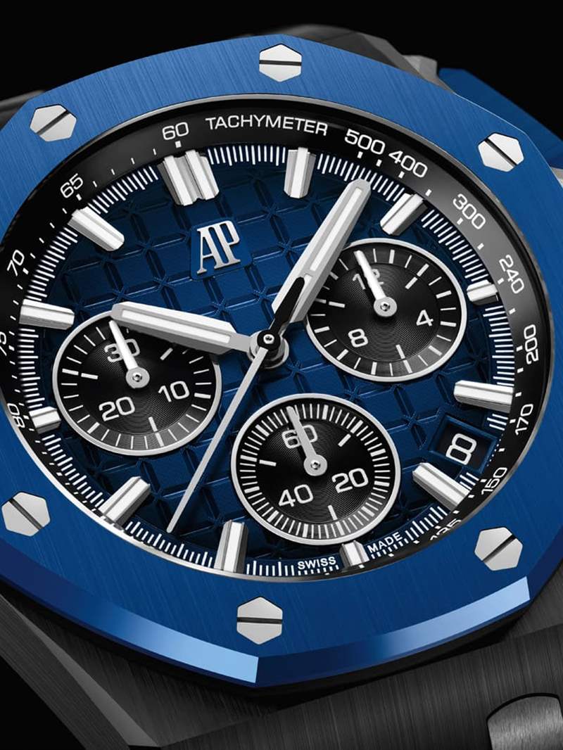 愛彼同步釋出兩款皇家橡樹離岸型自動(dòng)上鏈計(jì)時(shí)碼表異材質(zhì)搭配造型吸睛-復(fù)刻表