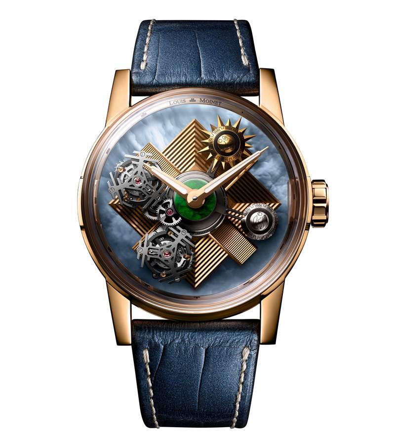 Louis Moinet推出Maya Eclipse獨一款雙重陀飛輪腕表:瑪雅文明 Louis Moinet推出Maya Eclipse獨一款雙重陀飛輪腕表:瑪雅文明-復(fù)刻表