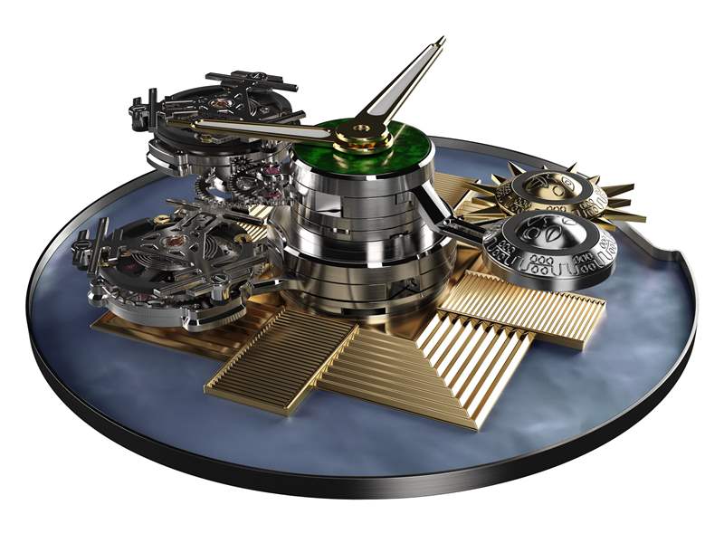 Louis Moinet推出Maya Eclipse獨一款雙重陀飛輪腕表:瑪雅文明 Louis Moinet推出Maya Eclipse獨一款雙重陀飛輪腕表:瑪雅文明-復(fù)刻表