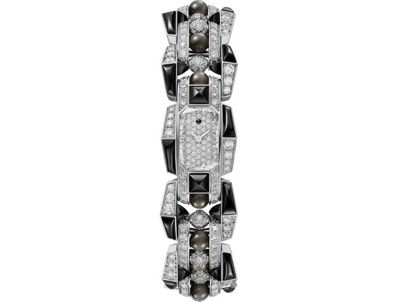 Cartier推出5枚Mécabille高級珠寶腕表:寶石滾珠與方釘元素-復刻表