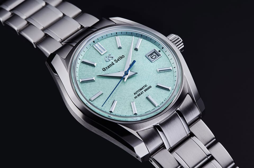 GRAND SEIKO 2023年臺(tái)灣限定版以節(jié)氣「榖雨」為靈感天青色面盤充滿春天活力-復(fù)刻表