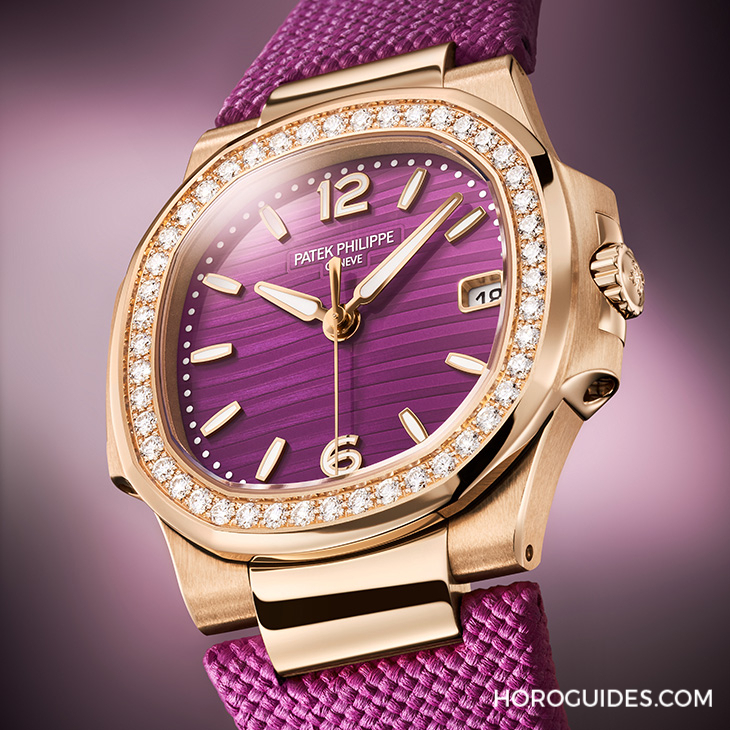 Ladies First!百達(dá)翡麗最新Aquanaut Luce「彩虹」三問表與Nautilus織紋復(fù)合表帶-復(fù)刻表