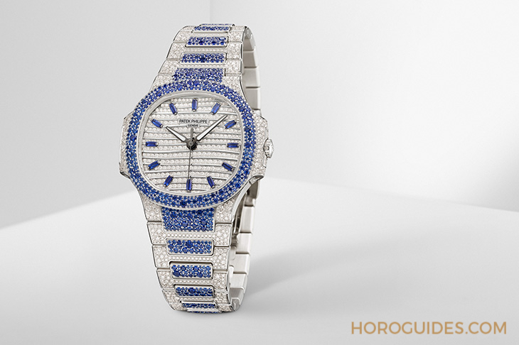 Ladies First!百達(dá)翡麗最新Aquanaut Luce「彩虹」三問表與Nautilus織紋復(fù)合表帶-復(fù)刻表