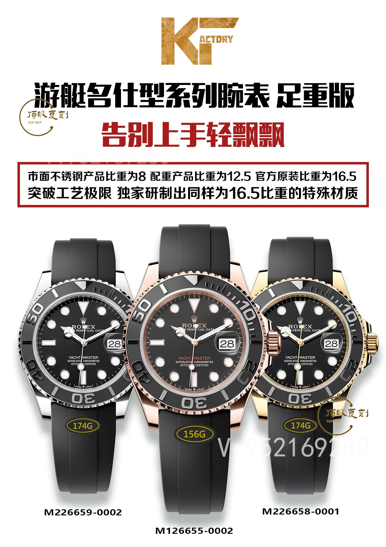 KF廠勞力士金游艇足重版上市,重量最接近原版-復刻表