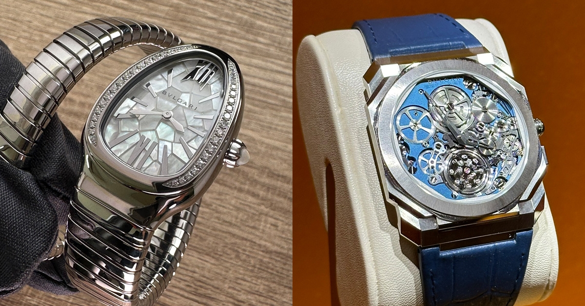 安藤忠雄為Serpenti出手了、全球最薄陀飛輪機芯黑化上陣|BVLGARI W&W 2024速覽-復(fù)刻表