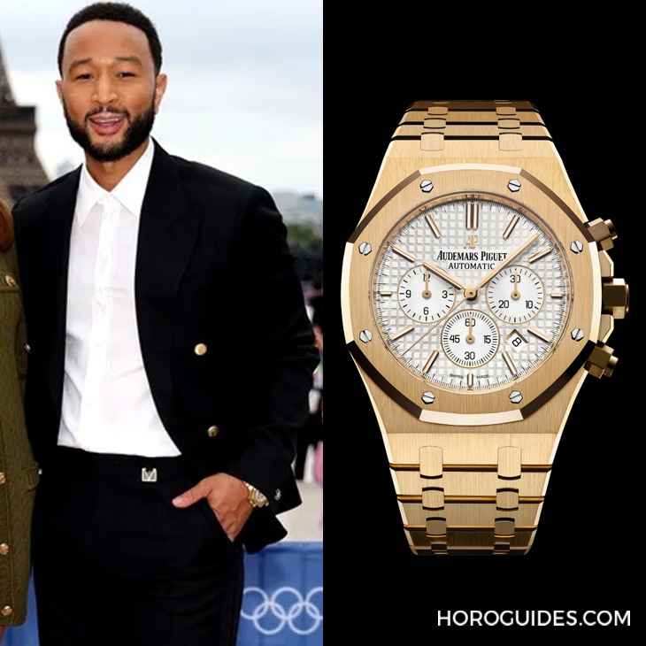 AUDEMARS PIGUET - ROYAL OAK - 15407ST. OO.1220ST.02 - 直擊 ！ 名人現(xiàn)身2024巴黎奧運(yùn)戴什么表