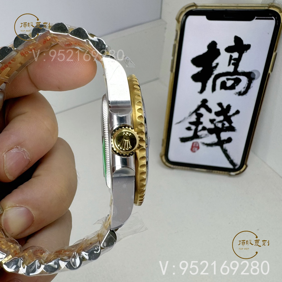 ARF廠新品勞力士配重版格林尼治間金皮蛋圈126713重量多少-復刻表