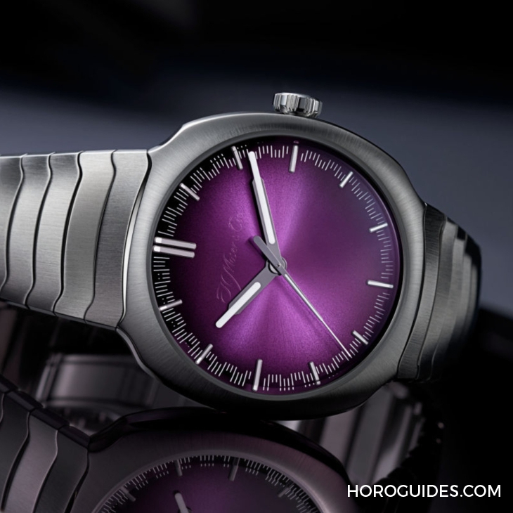H. MOSER & CIE - STREAMLINER - 6201-1200 - 青龍升級回歸、夢幻紫色同步亮相|H. MOSER & CIE. Streamliner Centre Seconds Matrix Green