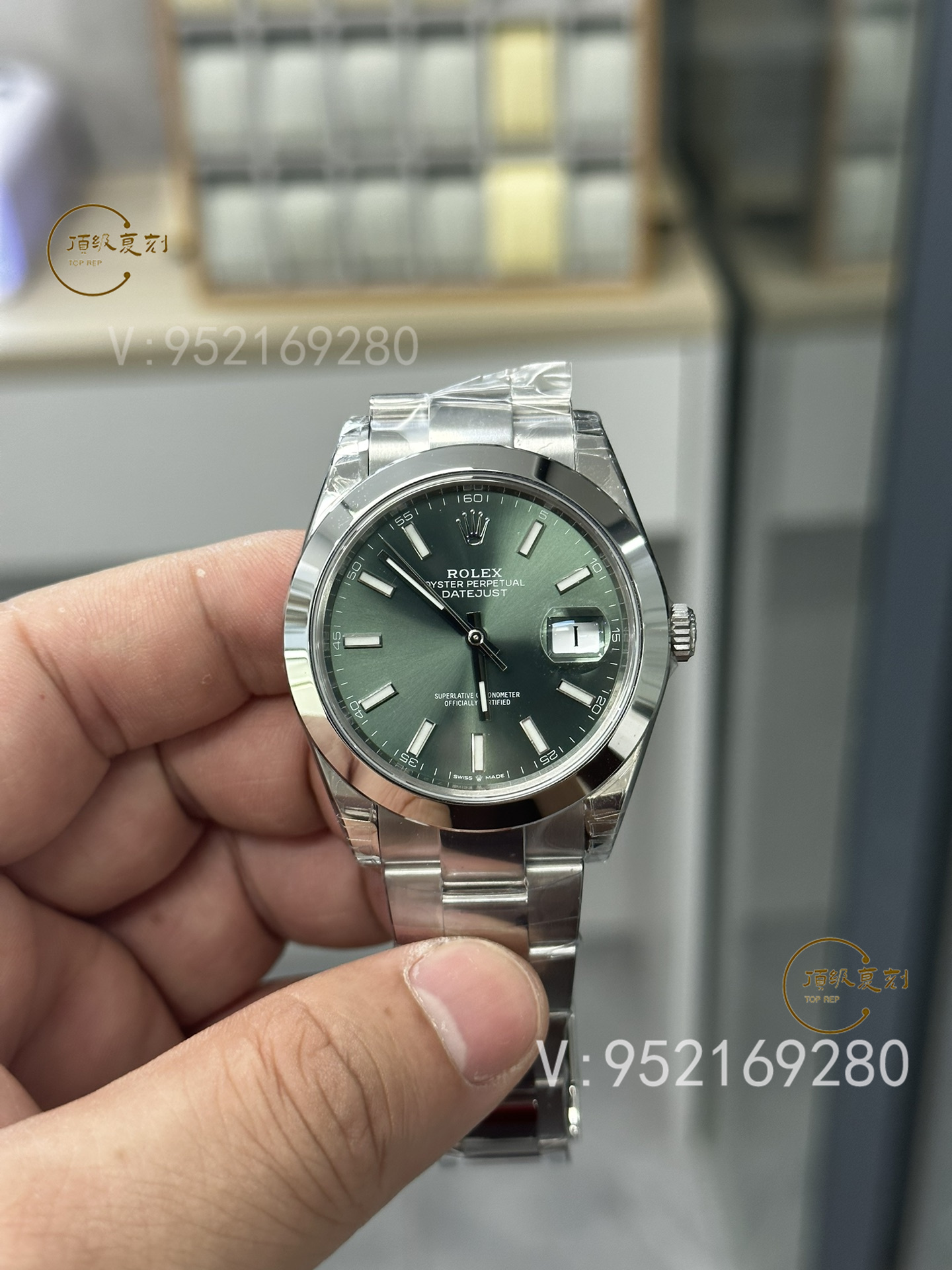 VS廠勞力士日志系列3235薄荷綠腕表:色彩與工藝的雙重革新-復刻表