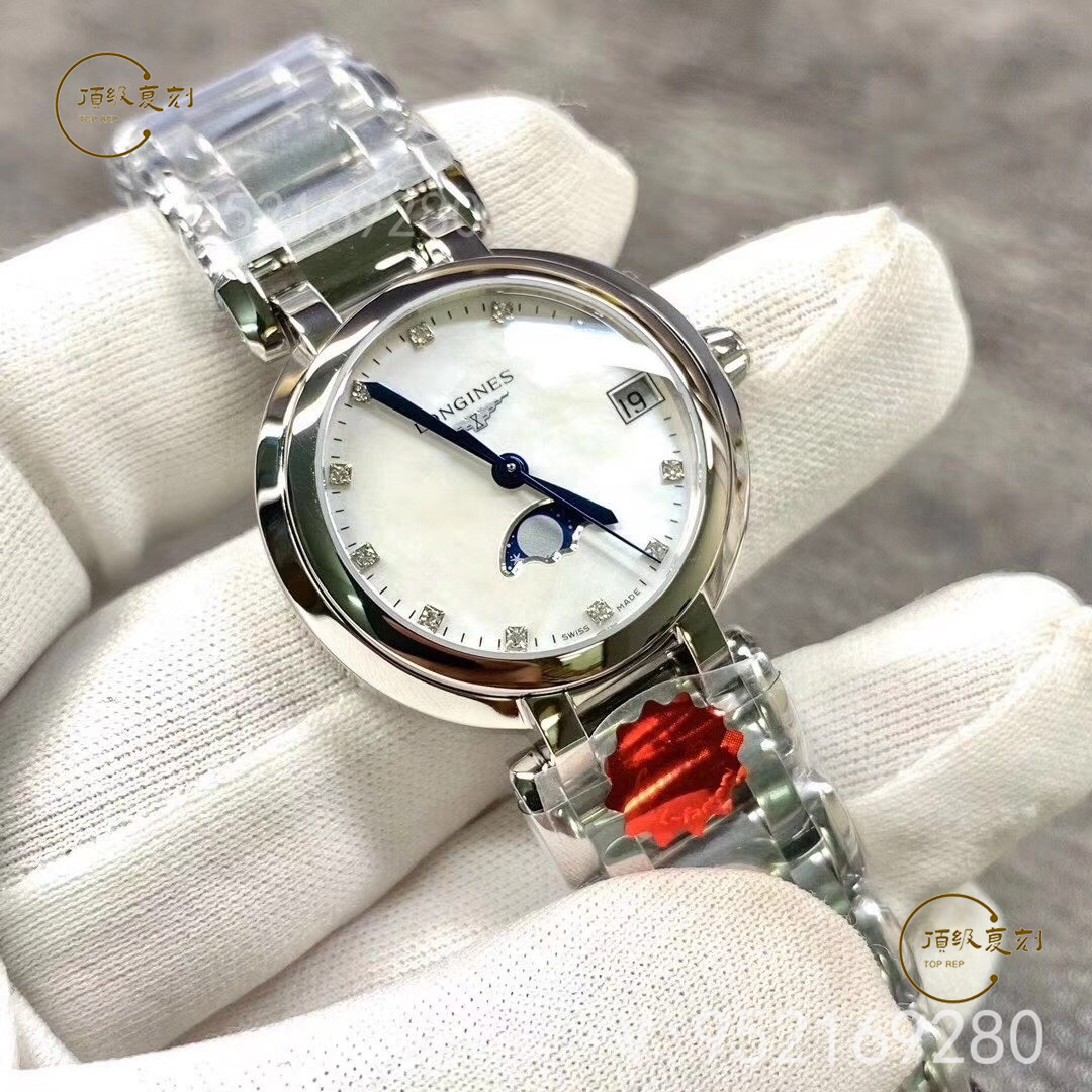 KL工廠浪琴心月女表復刻版深度評測:璀璨優雅,細節至上-復刻表